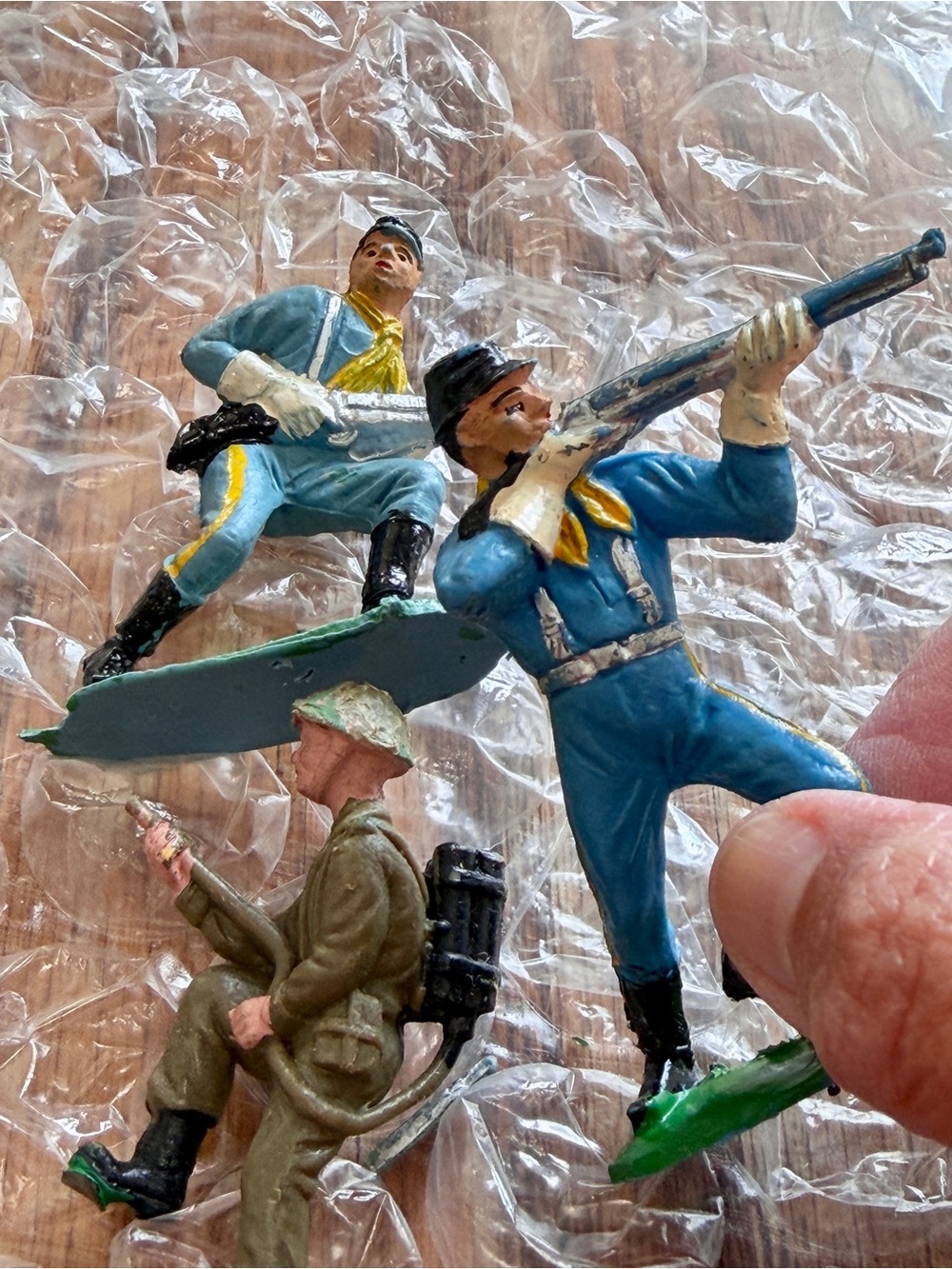 Vintage Toy Soldier Figurines & Cowboy